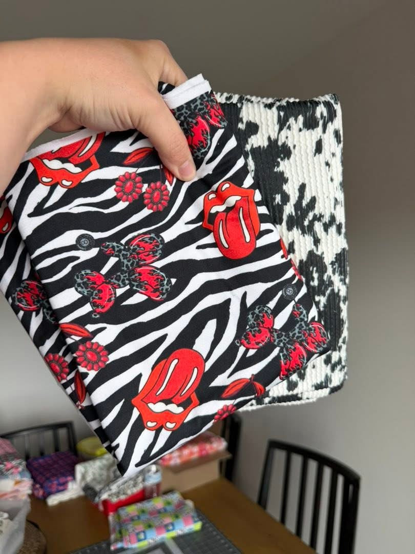 Zebra/ Red
