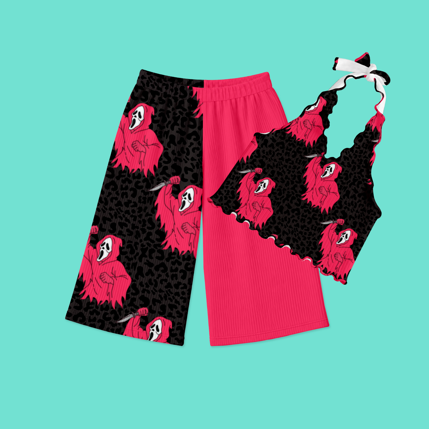 Pink/Leopard Scream