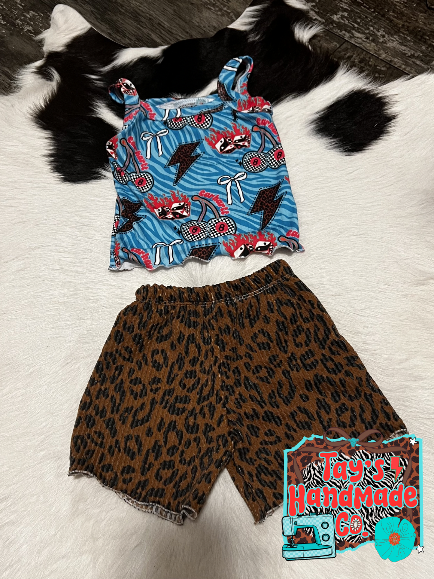 3/6m Halter & Shorts