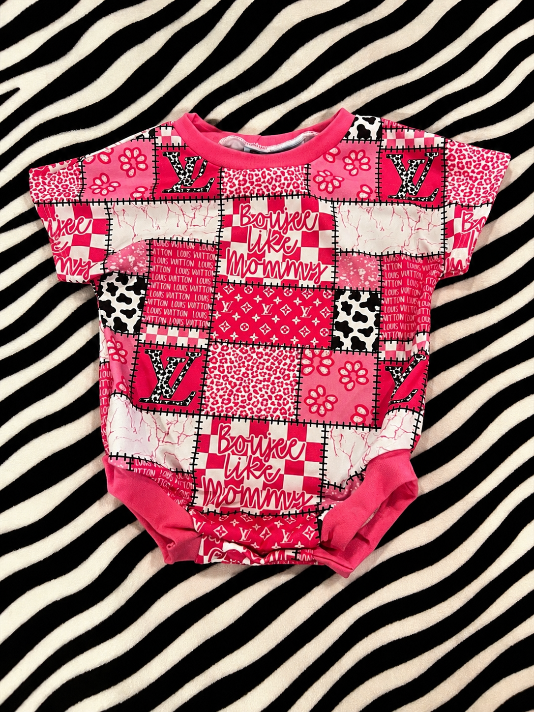Tee Romper w/snaps (0/3m)