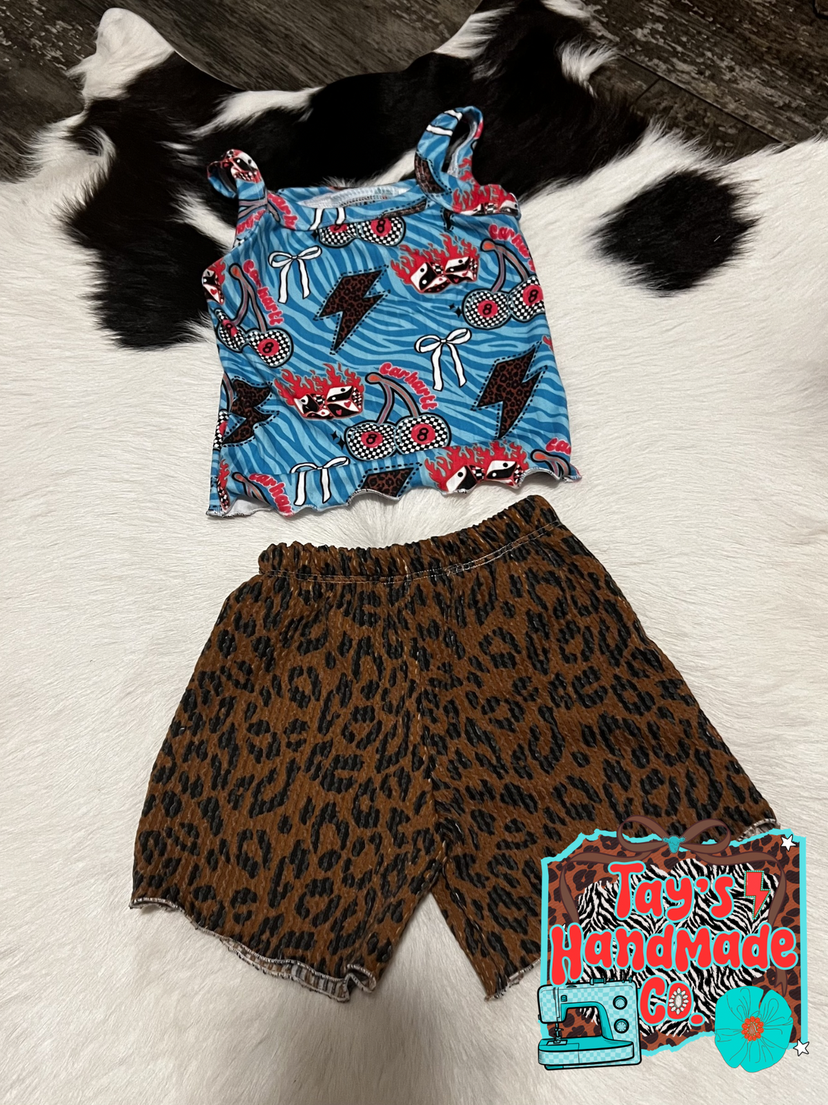 3/6m Halter & Shorts